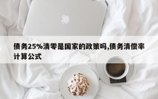 债务25%清零是国家的政策吗,债务清偿率计算公式