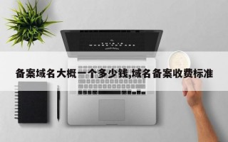 备案域名大概一个多少钱,域名备案收费标准