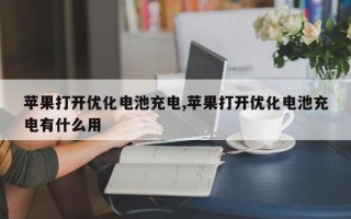 苹果打开优化电池充电,苹果打开优化电池充电有什么用