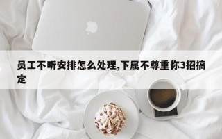 员工不听安排怎么处理,下属不尊重你3招搞定